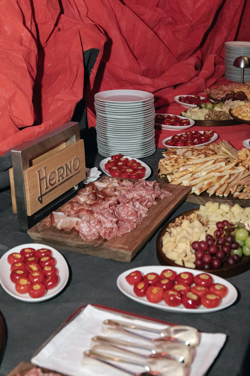 Italian appetiser served at HernoxForbes exclusive event
