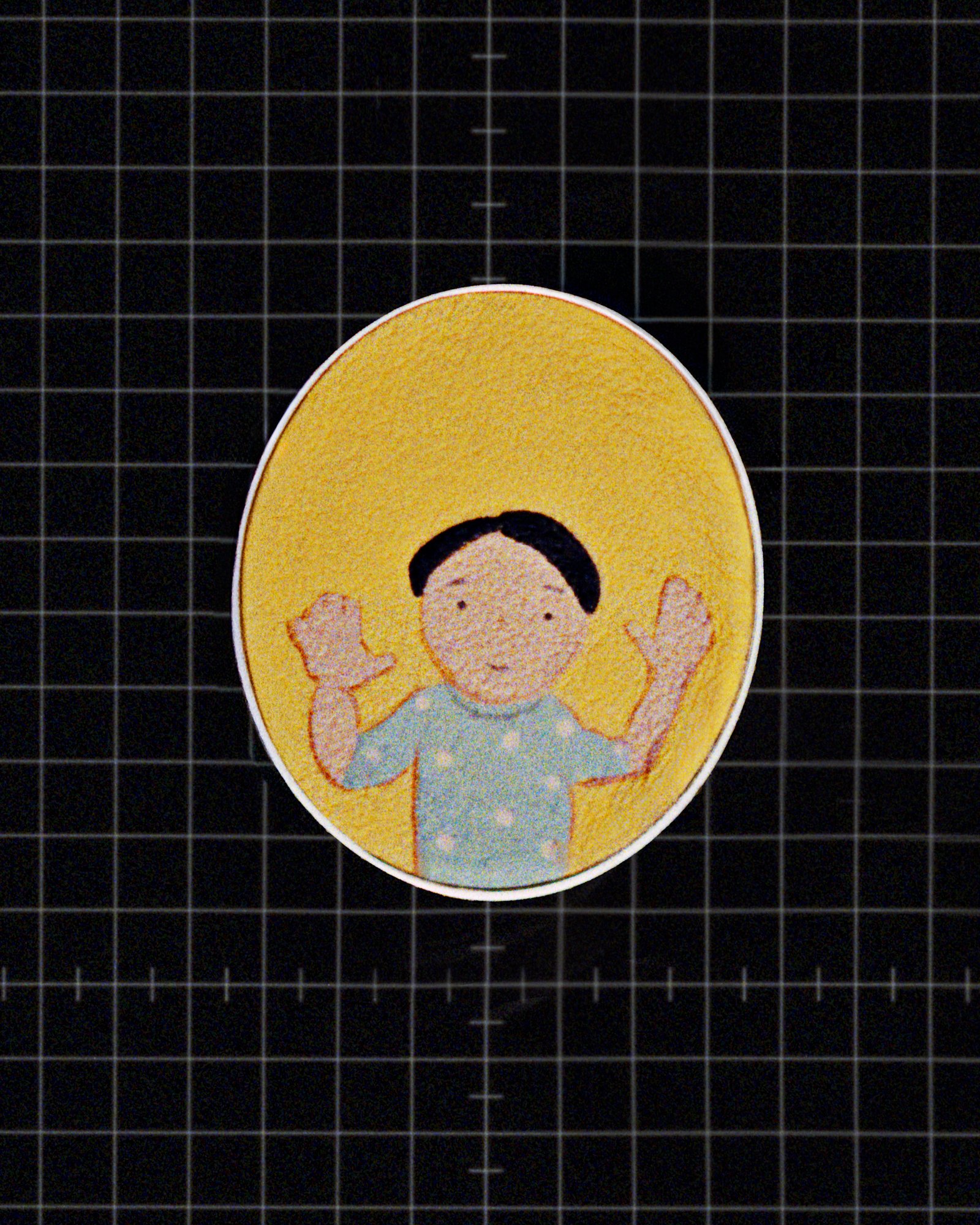 child in a Submarine Loewe bag by Suna Fujita